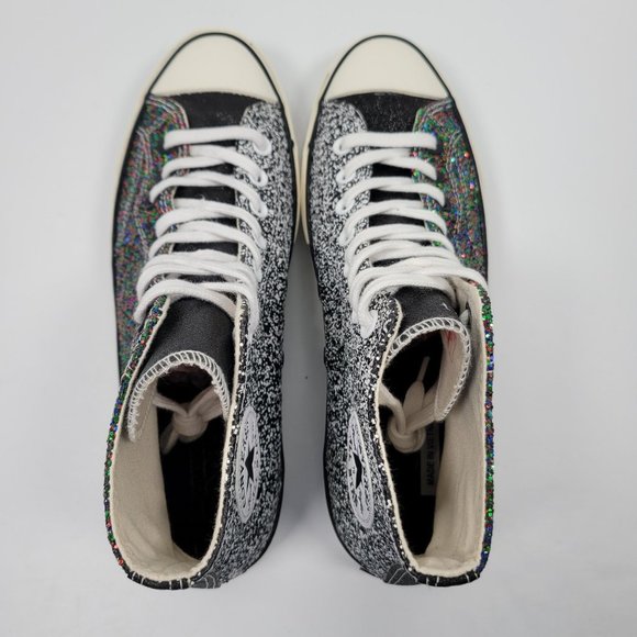 Converse JW Anderson X Chuck 70 Hi Glitter Multicolor Shoes US Men's 10 Wo's 12 - Picture 5 of 8